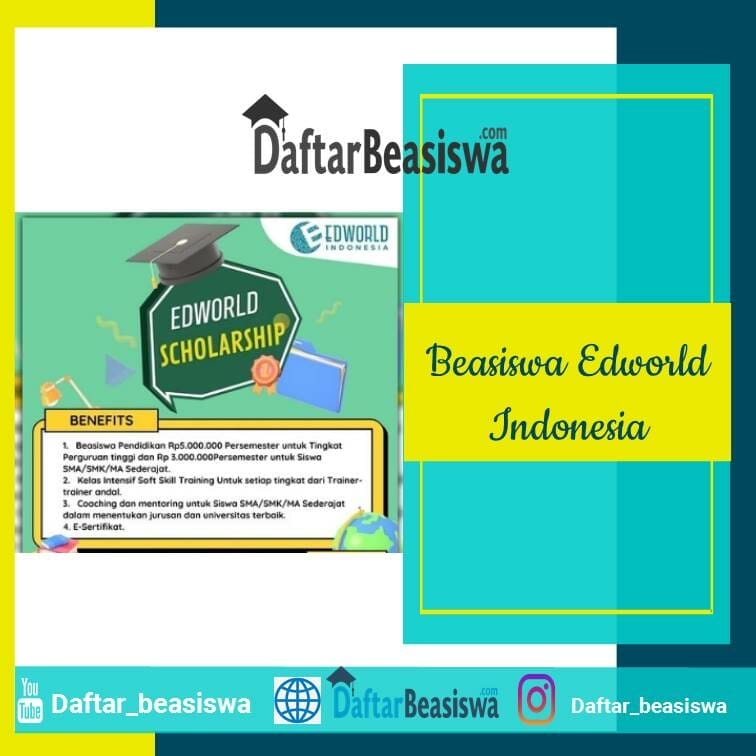Sumber IG Edworld Indonesia (Beasiswa Edworld Indonesia Scholarship)