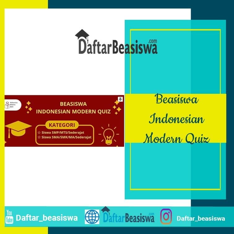 Beasiswa Indonesian Modern Quiz