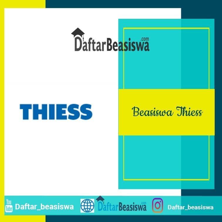 Beasiswa Thiess undergraduate scholarship program