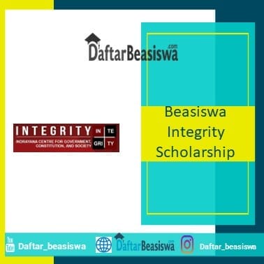 Beasiswa Integrity Scholarship
