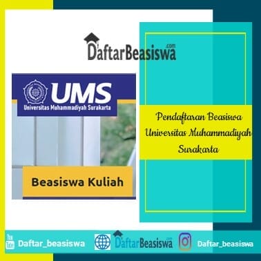 Pendaftaran Beasiswa Universitas Muhammadiyah Surakarta