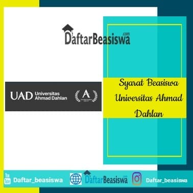 Syarat Beasiswa Universitas Ahmad Dahlan