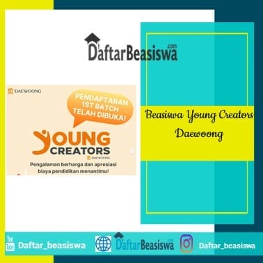 Beasiswa Young Creators Daewoong