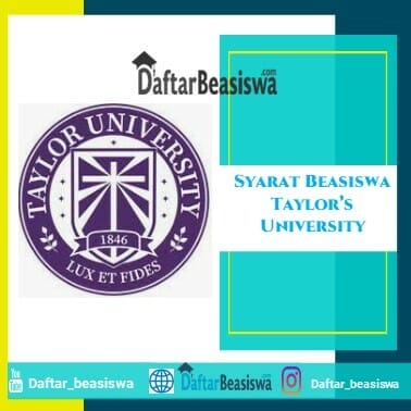 Beasiswa Taylor's University Malaysia