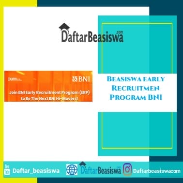 Beasiswa Early Recruitment Program
